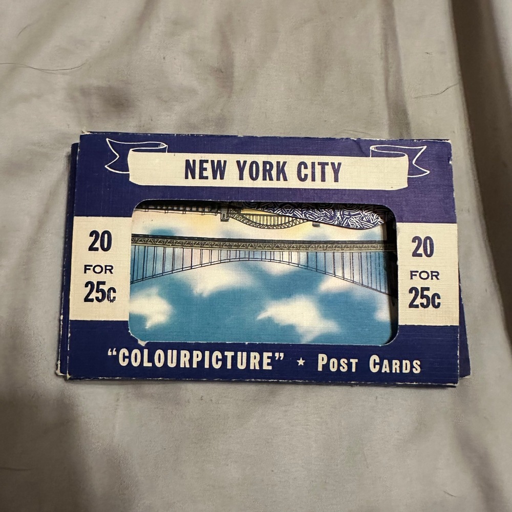 Vintage New York City Postcard Set Colourpicture Publication 20 Pack Ephemera